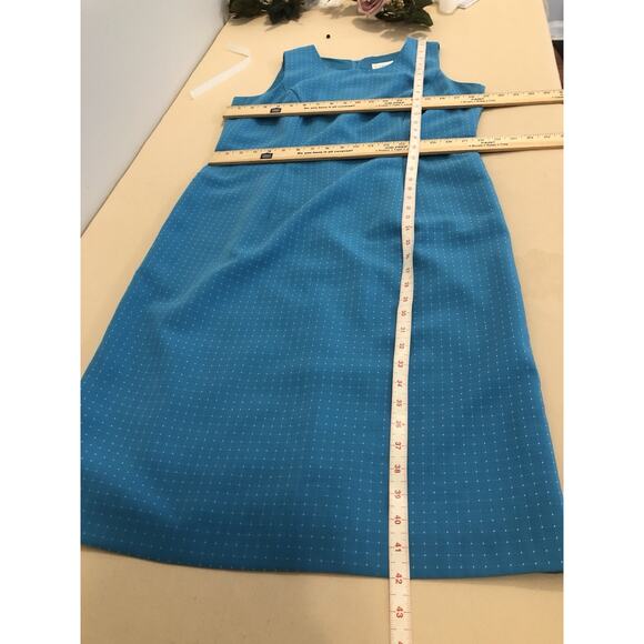 Milla Denim Blue Dress SM Long Sleeve Open Front Snap Button Pocket Minimalist - Picture 10 of 10